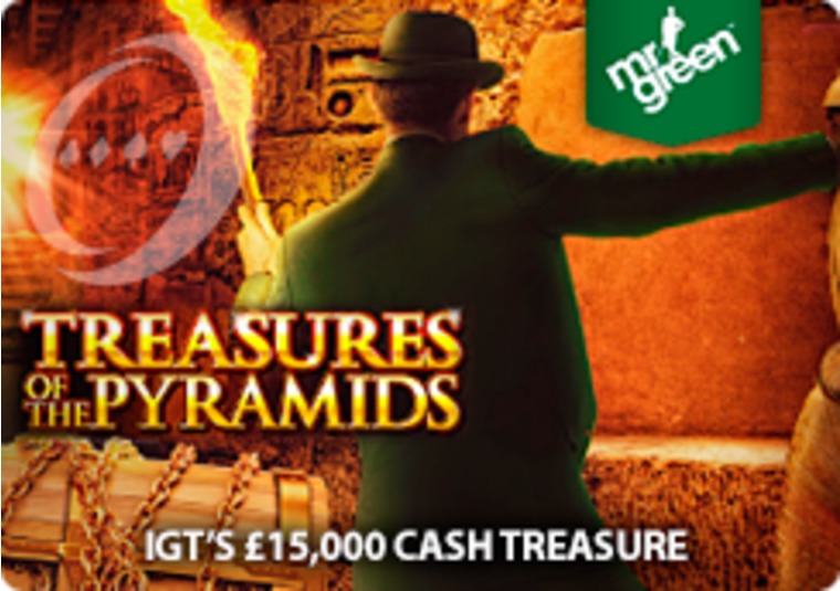 Go on a treasure hunt at Mr Green to claim your share of 15,000