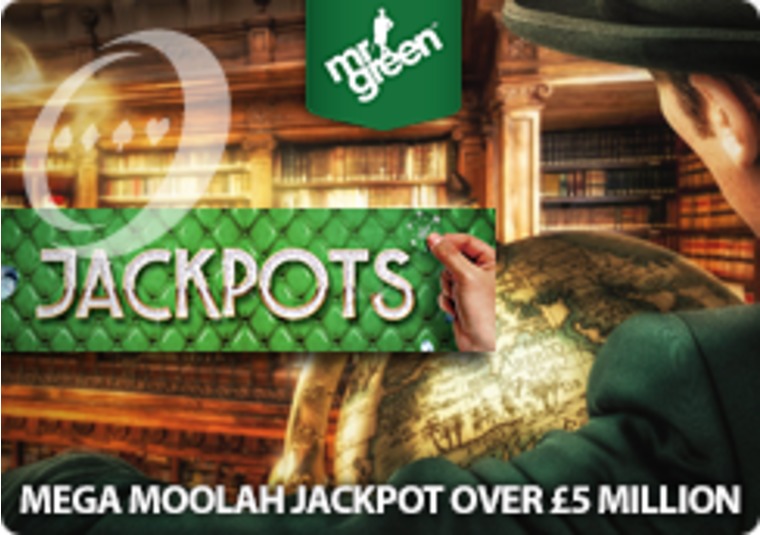 Mr Green's Mega Moolah jackpot is now over 5 million