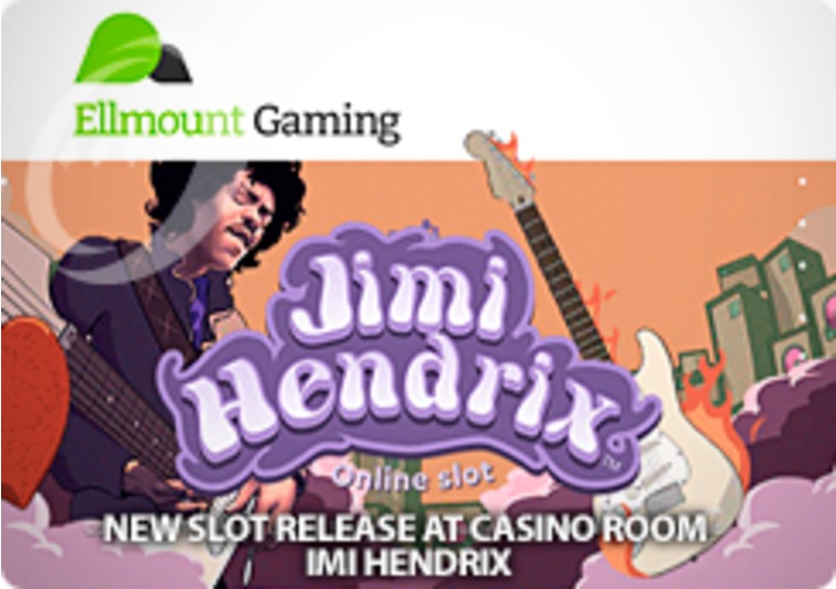 Free spins to play the new Jimi Hendrix slot at Casino Room