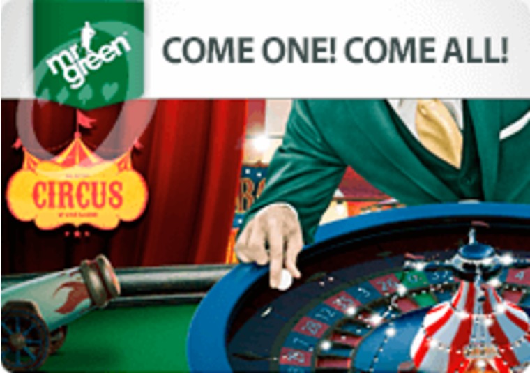 Win free spins by playing live roulette at Mr Green