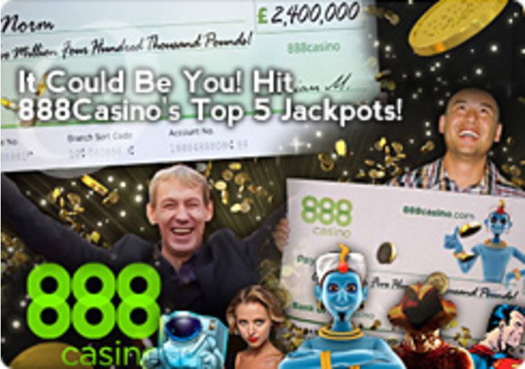 It Could Be You! Hit 888Casino's Top 5 Jackpots