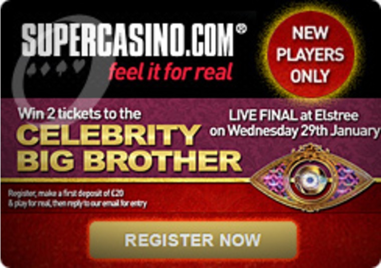 Celeb Big Brother Final Tickets Up for Grabs at the Super Casino