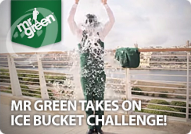 Mr Green Takes On Ice Bucket Challenge