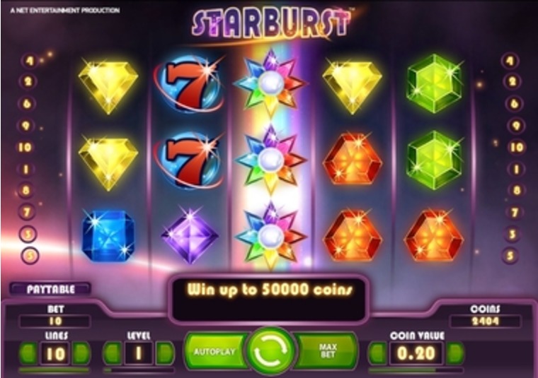 New Game Starburst Bursts into Mr Green Casino