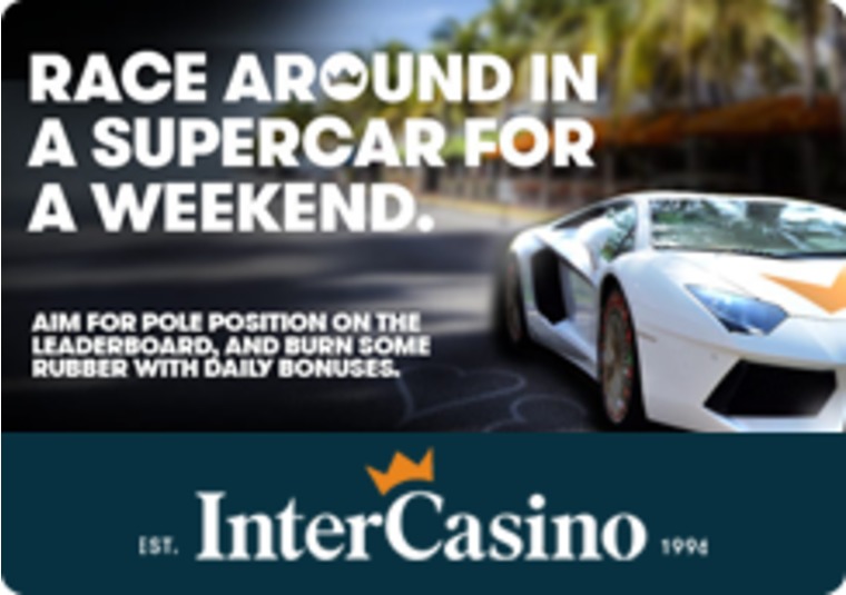 Top the InterCasino InterPoints table and drive away in a super car
