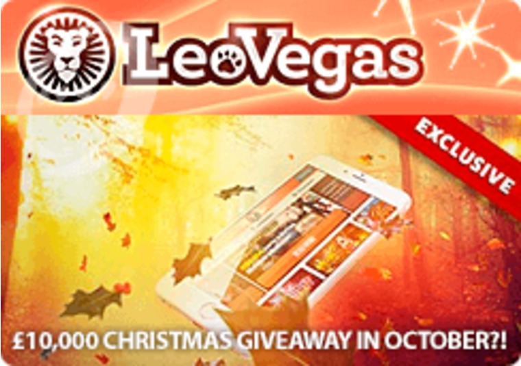 Christmas has come early at LeoVegas with this 10k giveaway