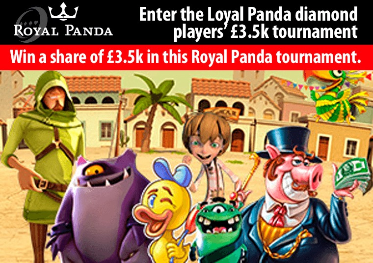 Win a share of 3.5k in this Royal Panda tournament