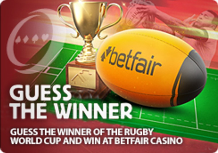 Guess the winner of the Rugby World Cup and win at Betfair Casino