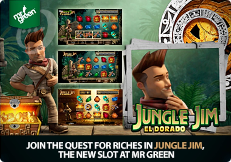 Join the quest for riches in Jungle Jim, the new slot at Mr Green