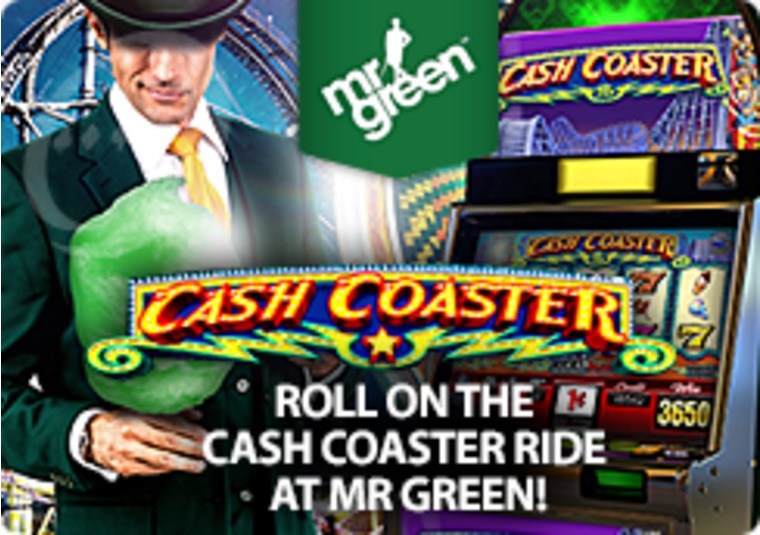 Roll on the Cash Coaster Ride at Mr Green