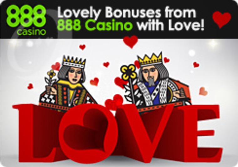 Lovely Bonuses from 888 Casino with Love