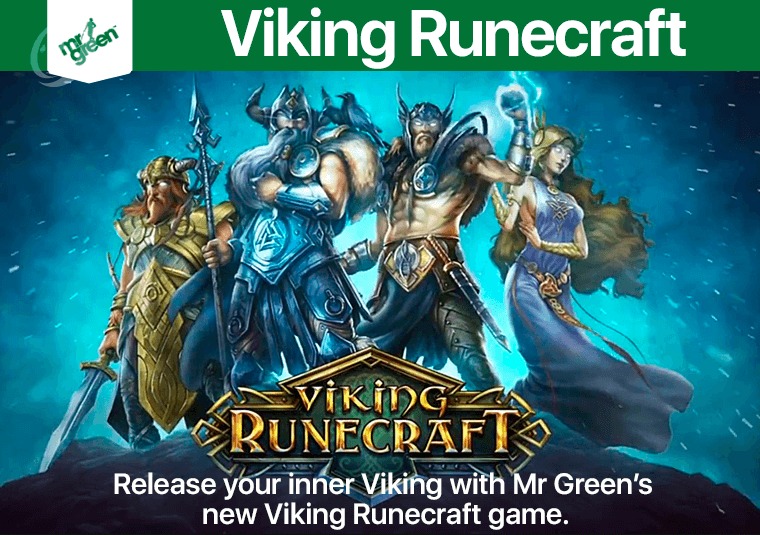 Release your inner Viking with Mr Greens new Viking Runecraft game
