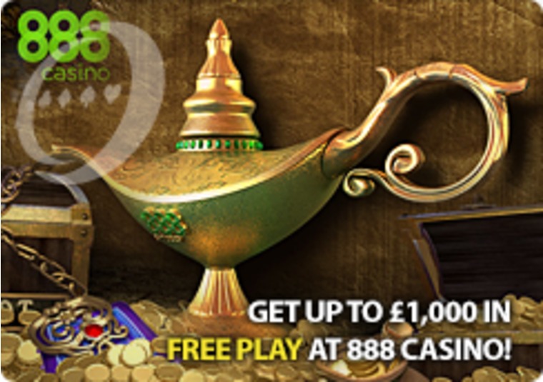 Get Up to 1,000 in Free Play at 888 Casino