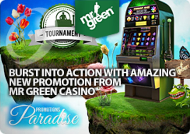 Burst into action with amazing new promotion from Mr Green Casino
