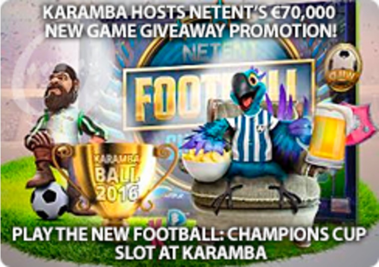 Play the new Football: Champions Cup slot at Karamba