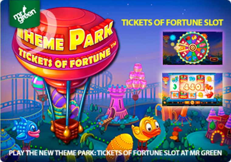 Play the new Theme Park: Tickets of Fortune slot at Mr Green