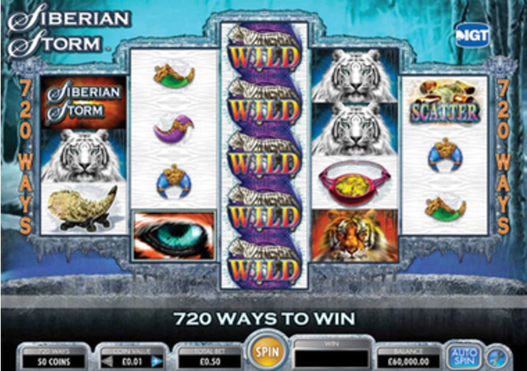 Siberian Storm New Game at Virgin Casino