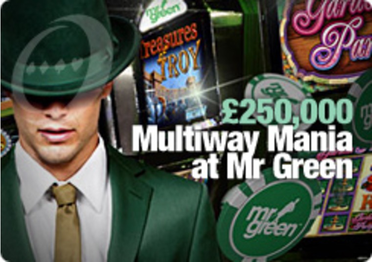 250,000 Multiway Mania at Mr Green