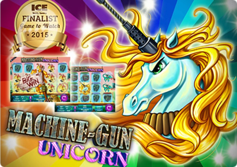 Play one of Mr Green's most unusual new slots - Machine Gun Unicorn