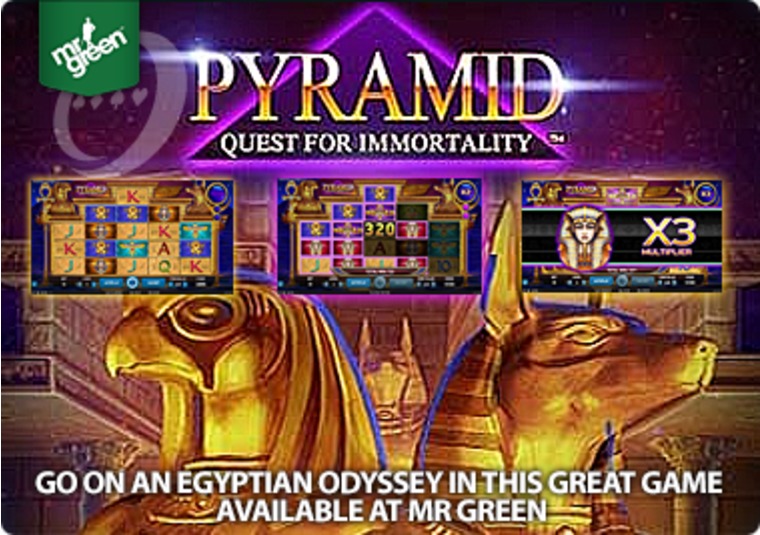 Go on an Egyptian odyssey in this great game available at Mr Green