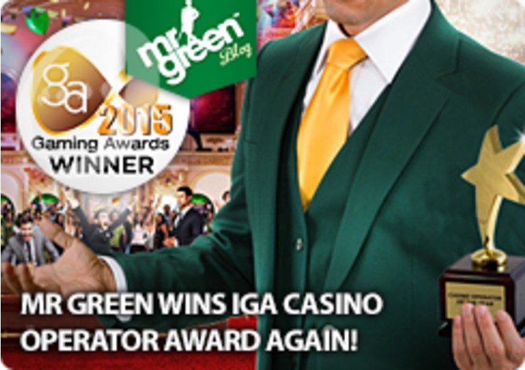 Mr Green Wins IGA Casino Operator Award Again