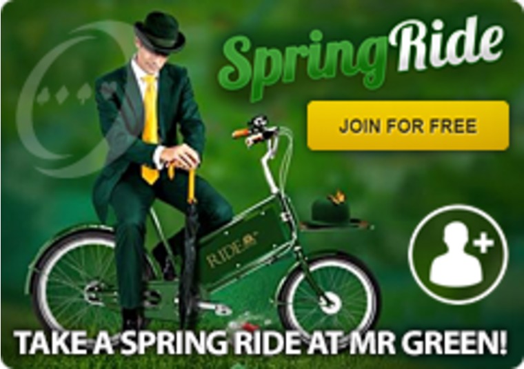 Take a Spring Ride at Mr Green