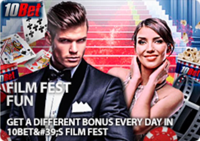 Get a different bonus every day in 10Bet's Film Fest
