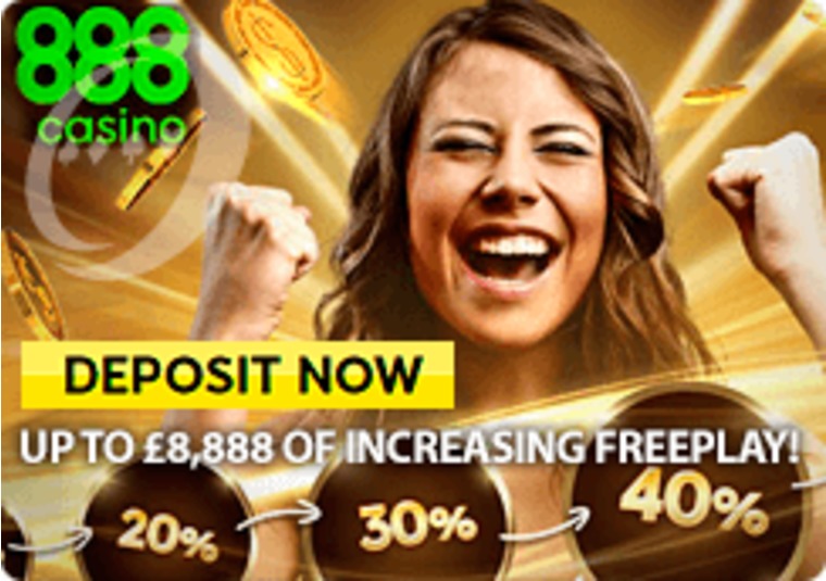 888casino is offering up to 8,888 in free play