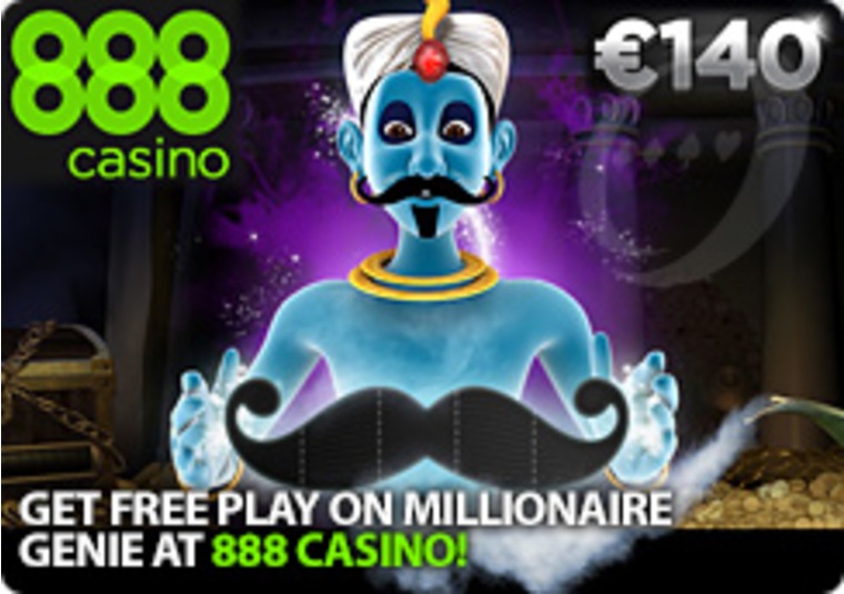 Get Free Play on Millionaire Genie at 888 Casino