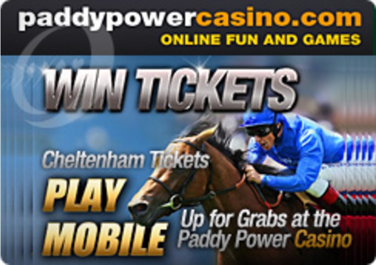 Cheltenham Tickets Up for Grabs at the Paddy Power Casino