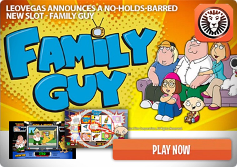 LeoVegas announces a no-holds-barred new slot - Family Guy
