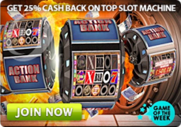 Gala Casino, is offering 25% cash back plus double comp points.