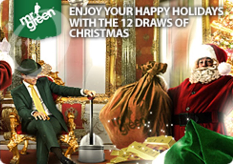 Get into the festive spirit with the Happy Holidays game at Mr Green 