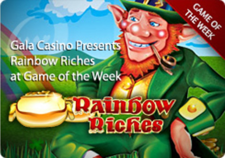 Gala Casino Presents Rainbow Riches at Game of the Week