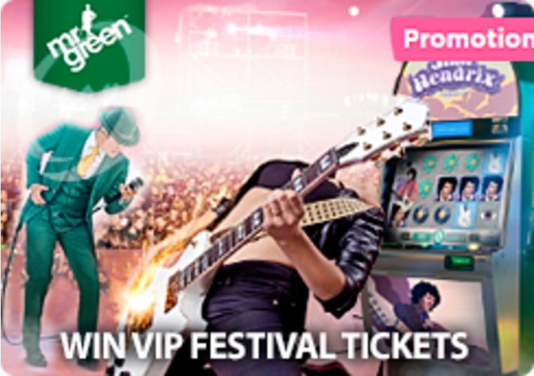Win a VIP trip to one of the UK's biggest festivals with Mr Green