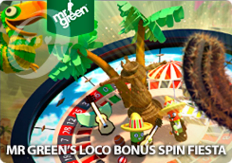 Win bonus spins on slots playing roulette at Mr Green