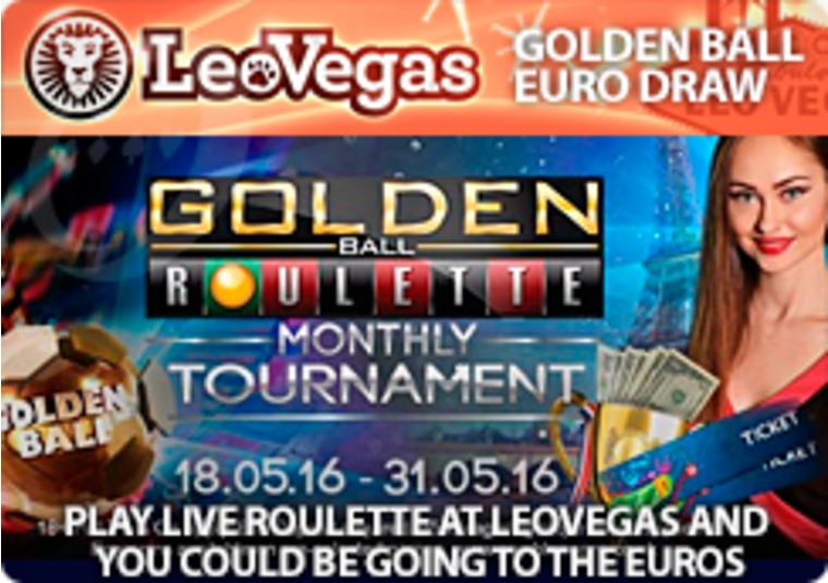 Play live roulette at LeoVegas and you could be going to the Euros