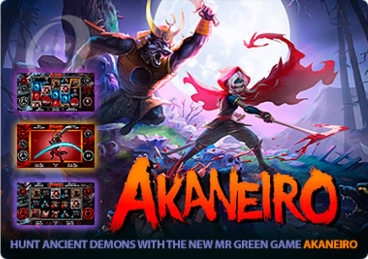 Hunt ancient demons with the new Mr Green game Akaneiro