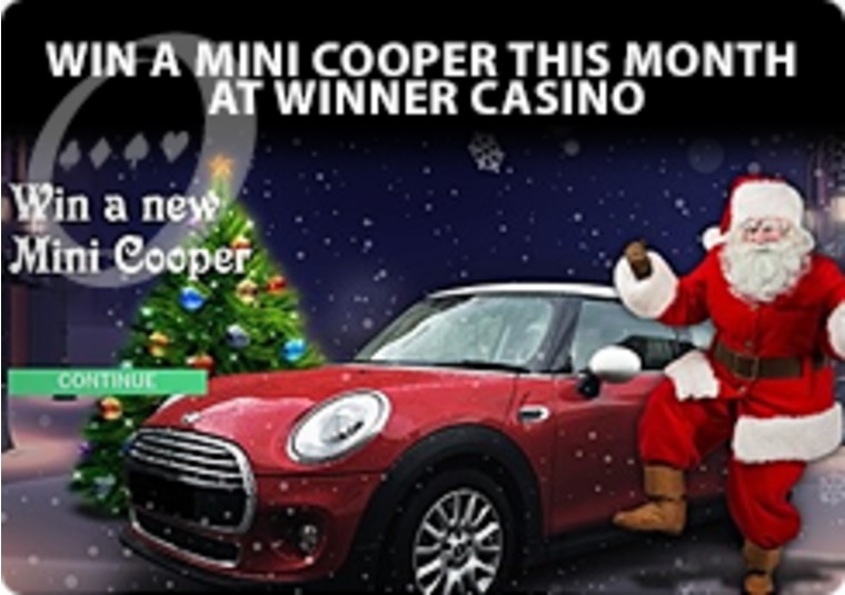 Win a Mini Cooper this month at Winner Casino