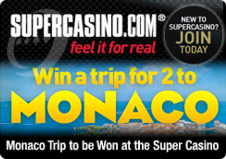 Monaco Trip to be Won at the Super Casino