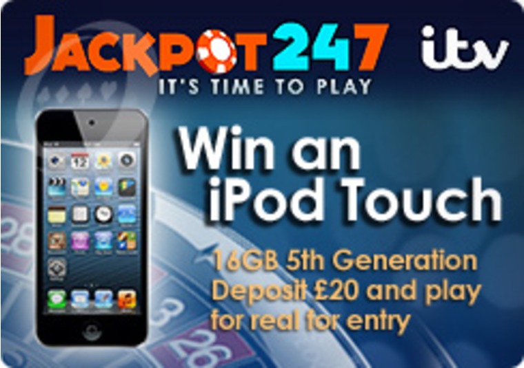 Win an IPod Touch at Jackpot247