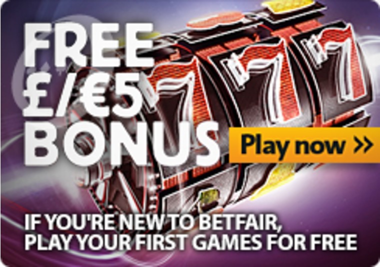 If you're new to Betfair, play your first games for free