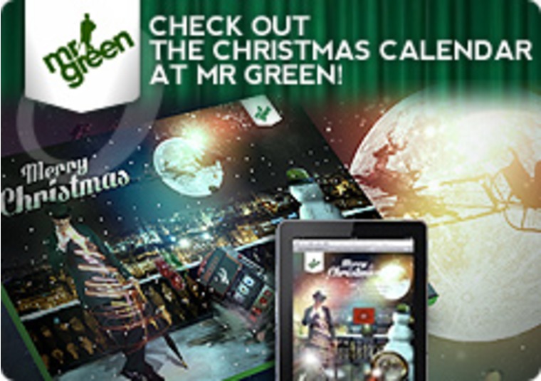 Have a Very Merry Spinning Christmas at Mr Green