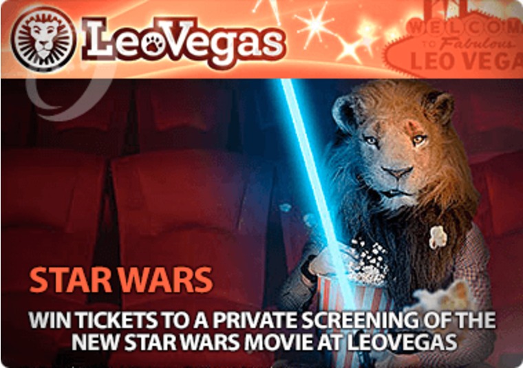 Win tickets to a private screening of the new Star Wars movie at LeoVegas