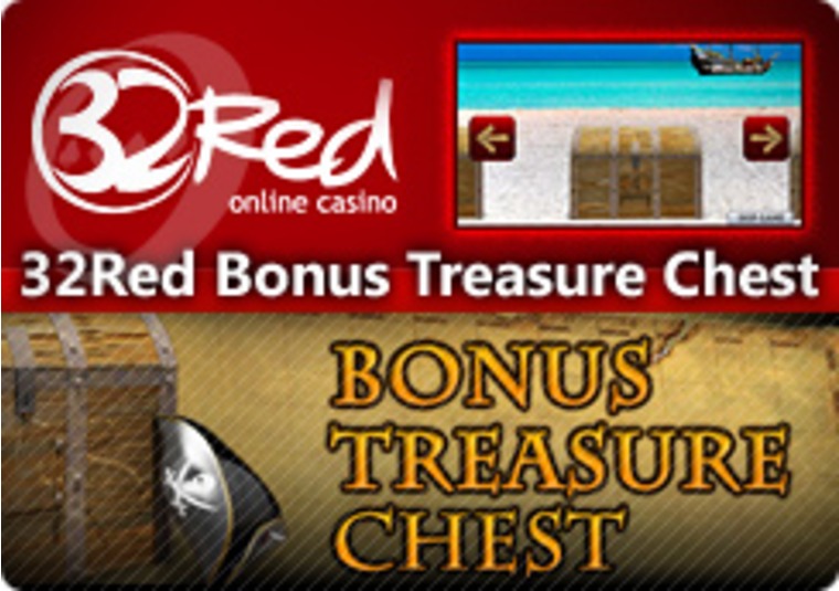 Open the Bonus Treasure Chest at the 32Red Casino
