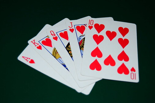 poker cards hand